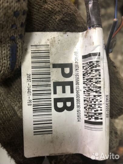 Подторпедная проводка Ford Focus 1