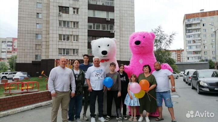 Ростовая кукла Белый Мишка