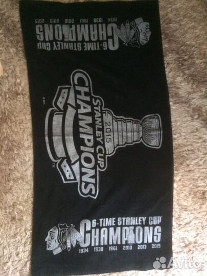 Полотенце большое пляжное нхл Чикаго династия