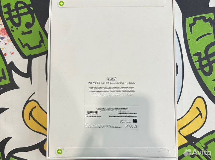 iPad pro 12.9 2022 M2 256 LTE + wifi, США