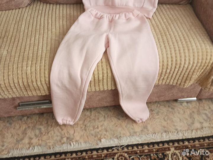 Теплый костюм на девочку 42