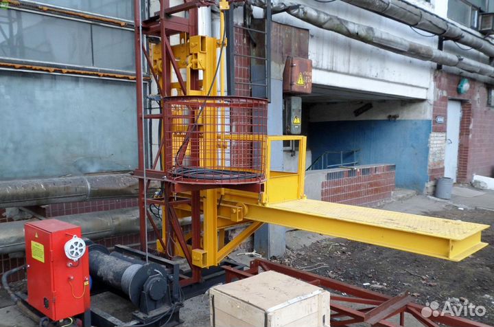 Мачтовый подъёмник грузовой пмг 500 - 2000 бу