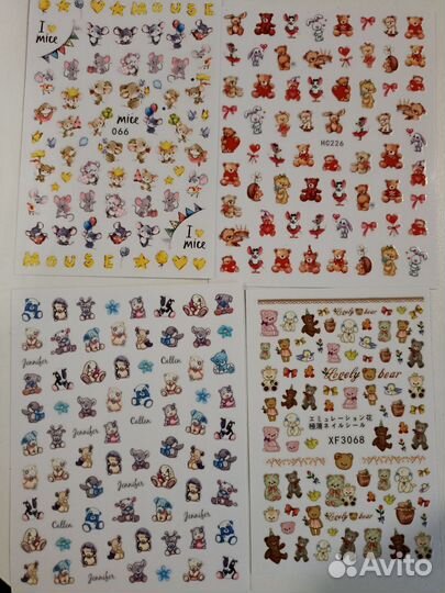 Наклейки для ногтей, Слайдеры, Стикеры, Дисней