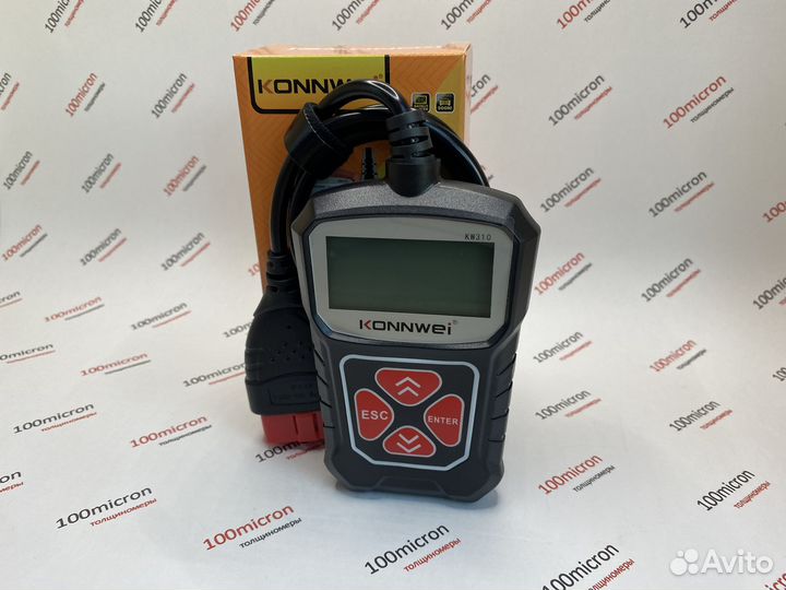 Диагностический сканер OBD II OBD2 Konnwei KW310