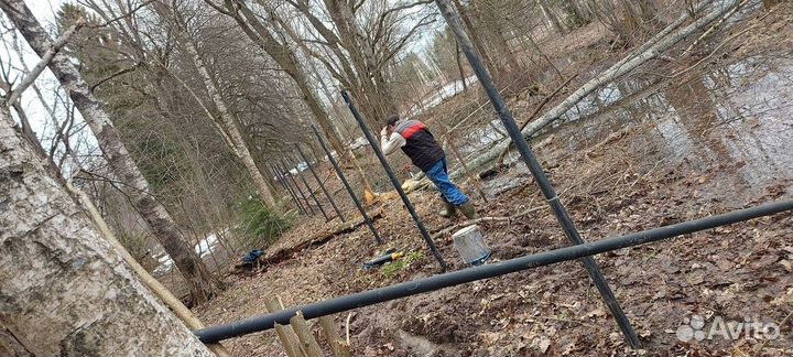 Винтовые сваи с монтажом