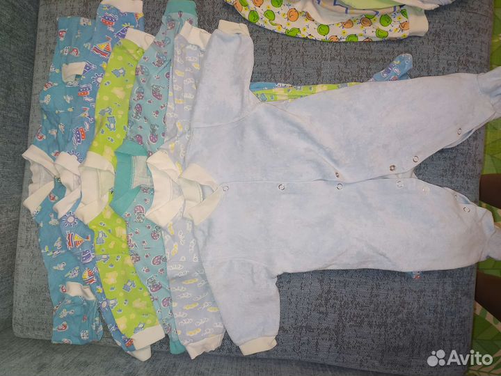 Вещи пакетом на мальчика от 0 до 8 месяцев
