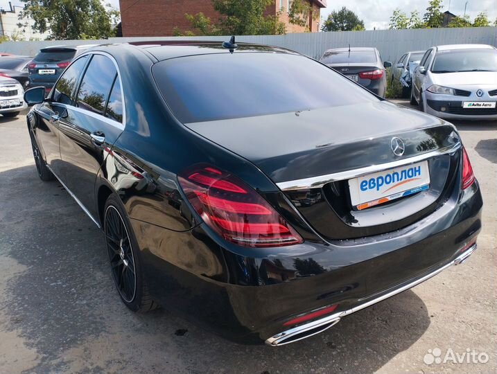 Mercedes-Benz S-класс 2.9 AT, 2019, 117 823 км