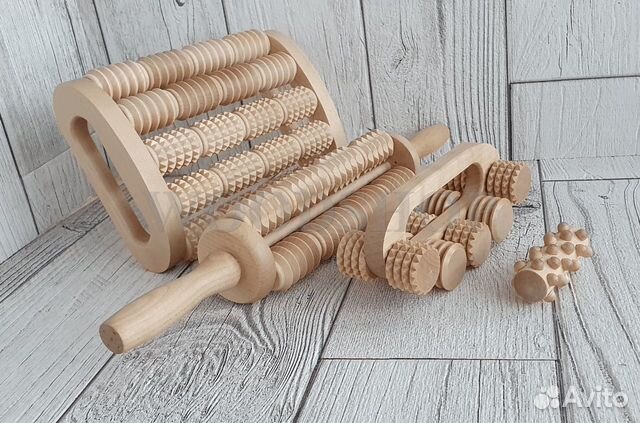 Массажеры для тела деревянные