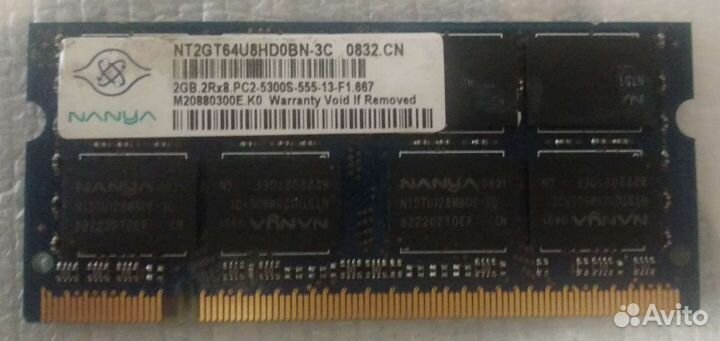 Оперативная память для ноутбука