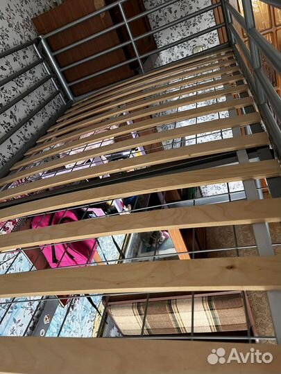 Кровать чердак IKEA svärta свэрта бу