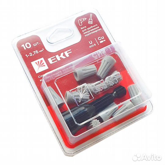 Скрутка для кабеля PROxima сиз-1 1-2,75 кв. мм (10