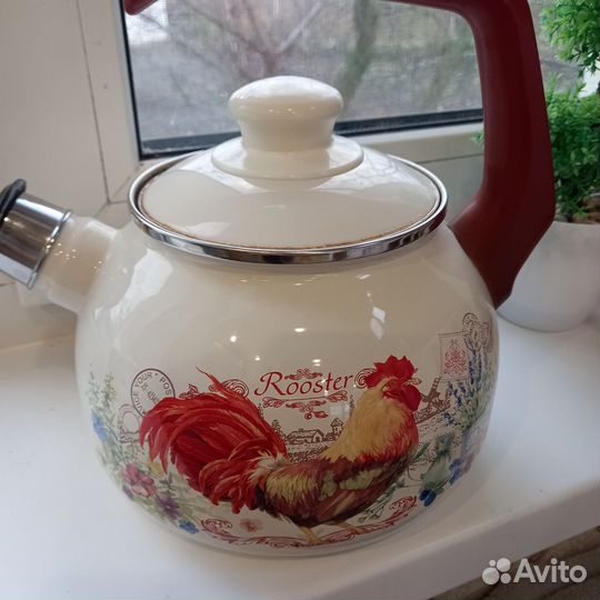Чайник эмалированный