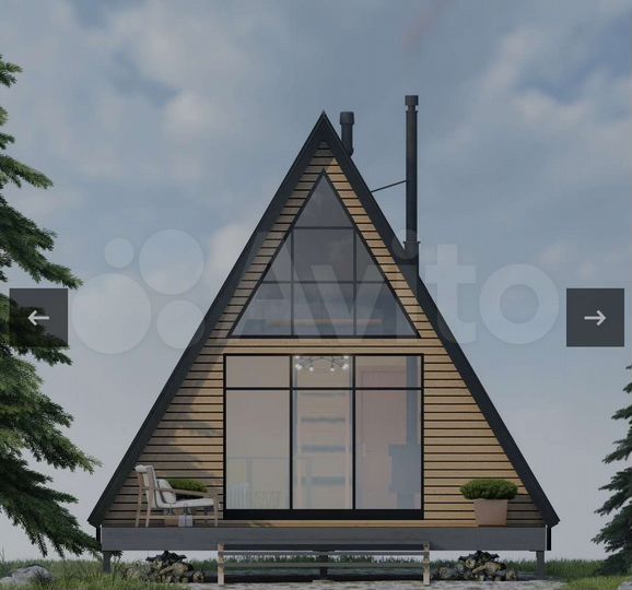 Коттедж 66 м² на участке 3 сот.