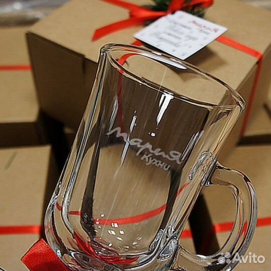 Бокал кружка для глинтвейна латте капучино