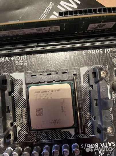 Материнка Asus a68hm-k+AMD Athlon x4+Озу Samsung