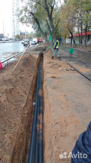 Землекопы копка траншей