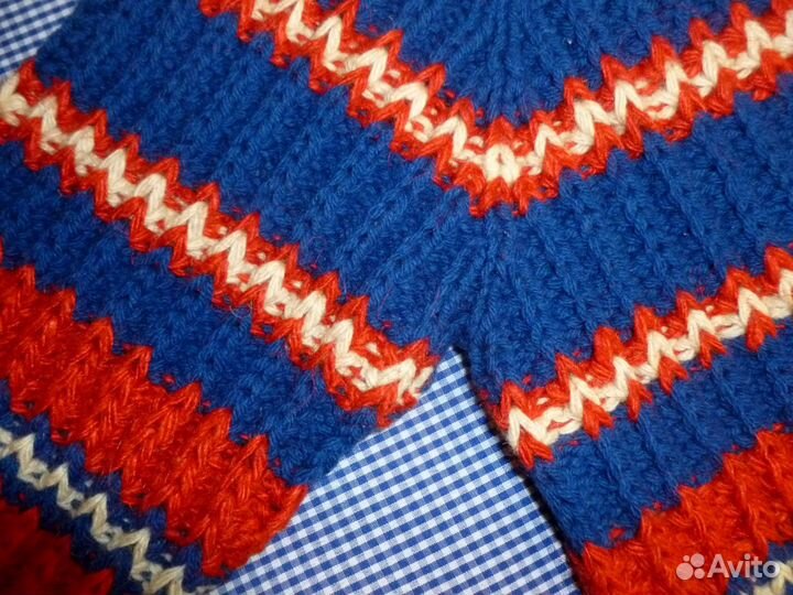 Джемпер детский, вязаный на молнии