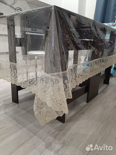 Скатерть силиконовая с кружевом