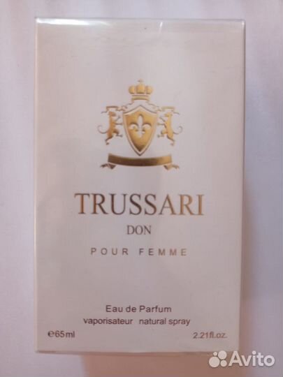 Женская парфюмерная вода trussari DON pour femme