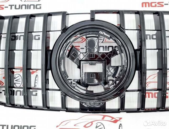 Решетка Mercedes GLS X167 GT Black(черная) Brabus