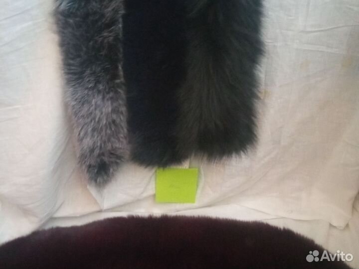 Меховой воротник песец
