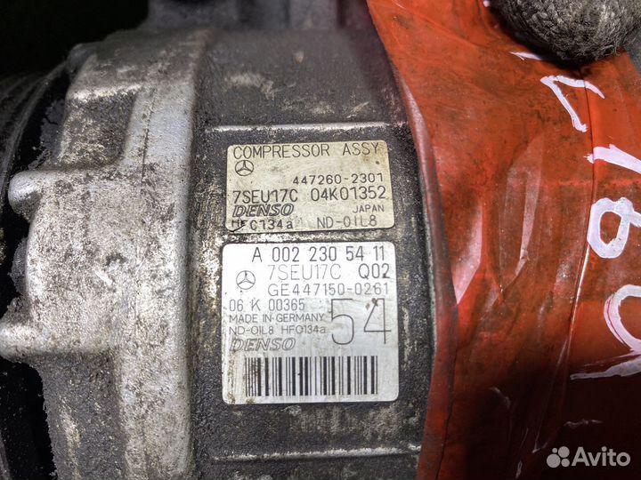 Компрессор кондиционера Mercedes Benz ML W164