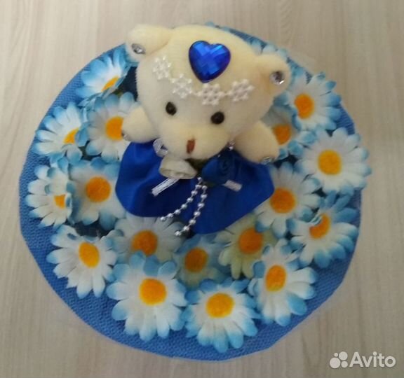 Букет с мягкой игрушкой