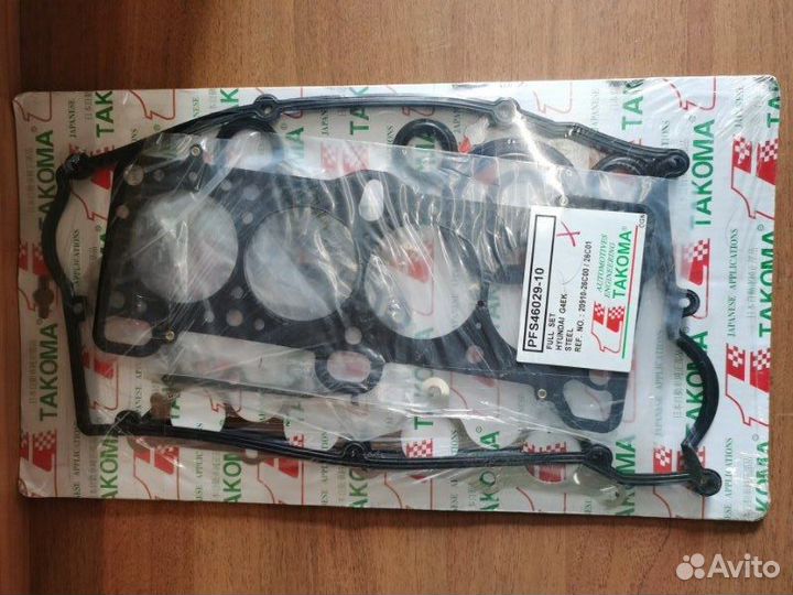 Набор прокладок Hyundai Accent 1.5 16V dohc 1999