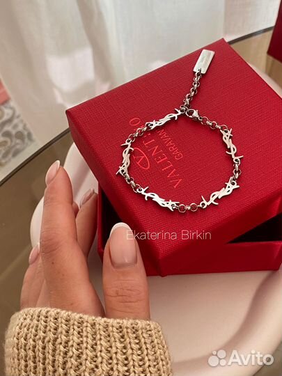 Браслет ysl цвет серебро сталь много букв