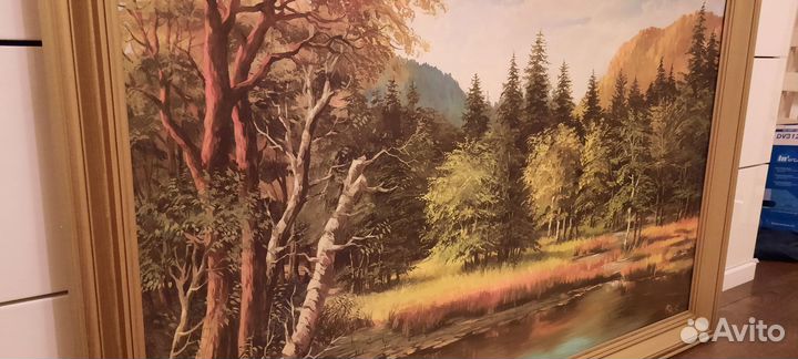 Картина пейзаж 110х70 печать