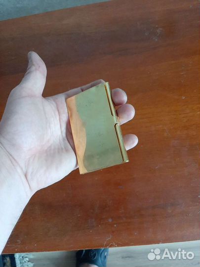 Визитница металлическая