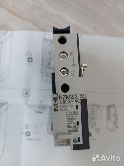NZM2/3-XU110-130AC 259497 eaton electric Расцепите