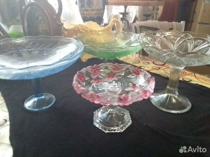 Графины,вазы конфетницы,фруктовницы,вазочки СССР