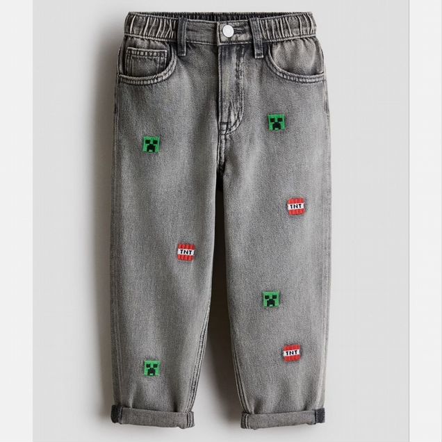 H&M Джинсы Майнкрафт новые