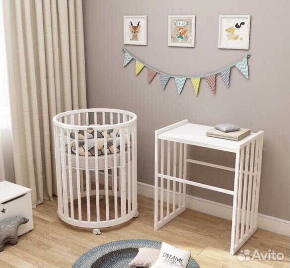 Детская кроватка трансформер 8 в 1