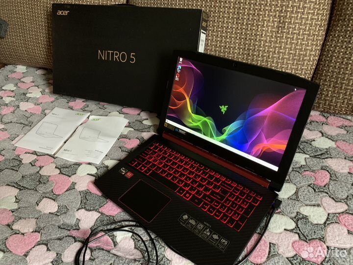 Игровой Ноутбук Acer Nitro 5/Reyzen 5/AMD RX 560X