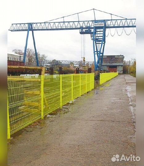 Забор сетка 3д