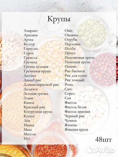 Наклейки стикеры для кухни на банки