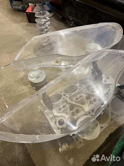 Стекла фар Honda civic 4d