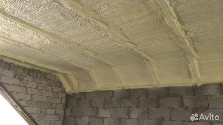 Утеплитель напыление ППУ от 200м2