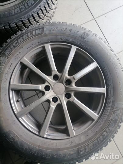 225/65 R17 Michelin X-Ice North 4 SUV Зима Литые R