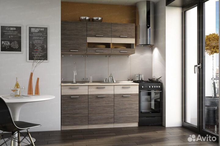 Кухонный гарнитур Зебрано