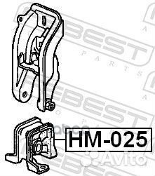 Подушка двигателя передняя MT (honda accord CC