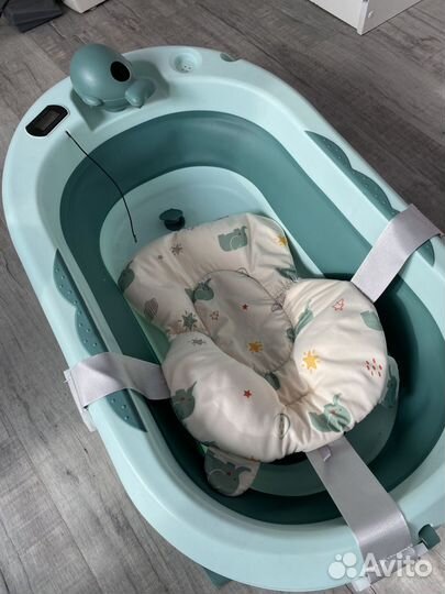 Ванночка для купания складная с матрасиком