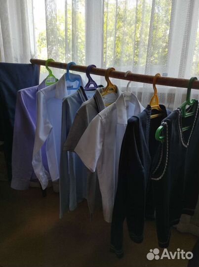 Рубашки, жилет, жакет школьные