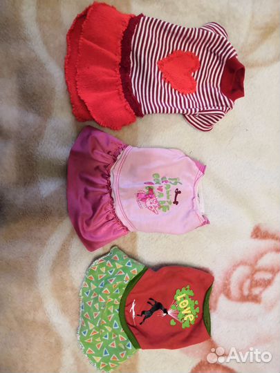 Комбинезоны и др. одежда и обувь для мелких собак