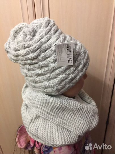 Комплект шапка и шарф