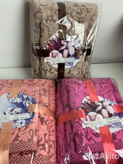 Набор махровых полотенец Новые