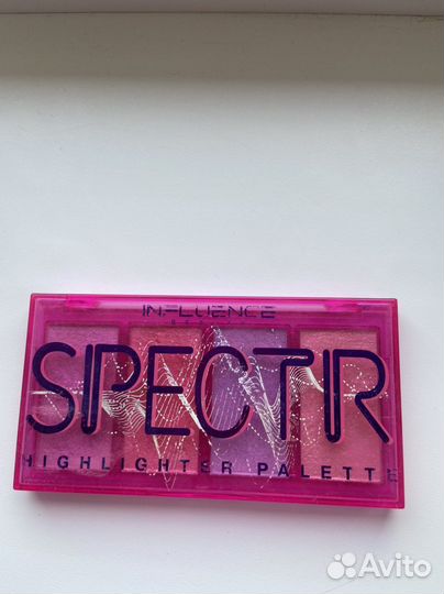 Палетра хайлайтеров influence beauty