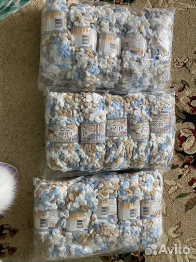 Пряжа alize puffy fine color